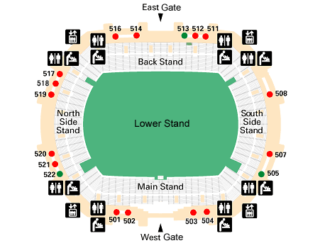 Nissan Stadium Eras Tour Seating Chart